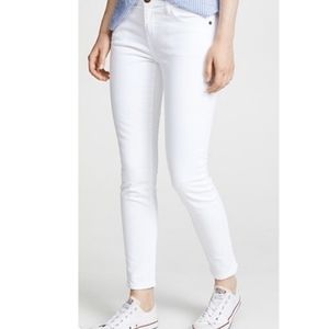 CURRENT ELLIOTT White The Stilletto jeans